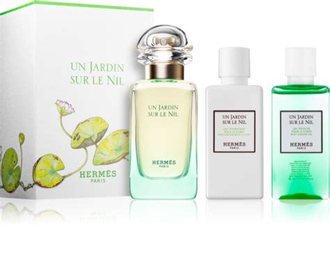 hermes un jardin sur le nil gift set|Hermes jardin perfume set.